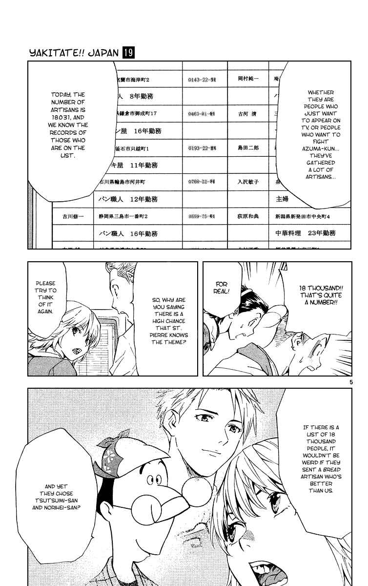 Page 5 Chapter 164 Yakitate!! Japan