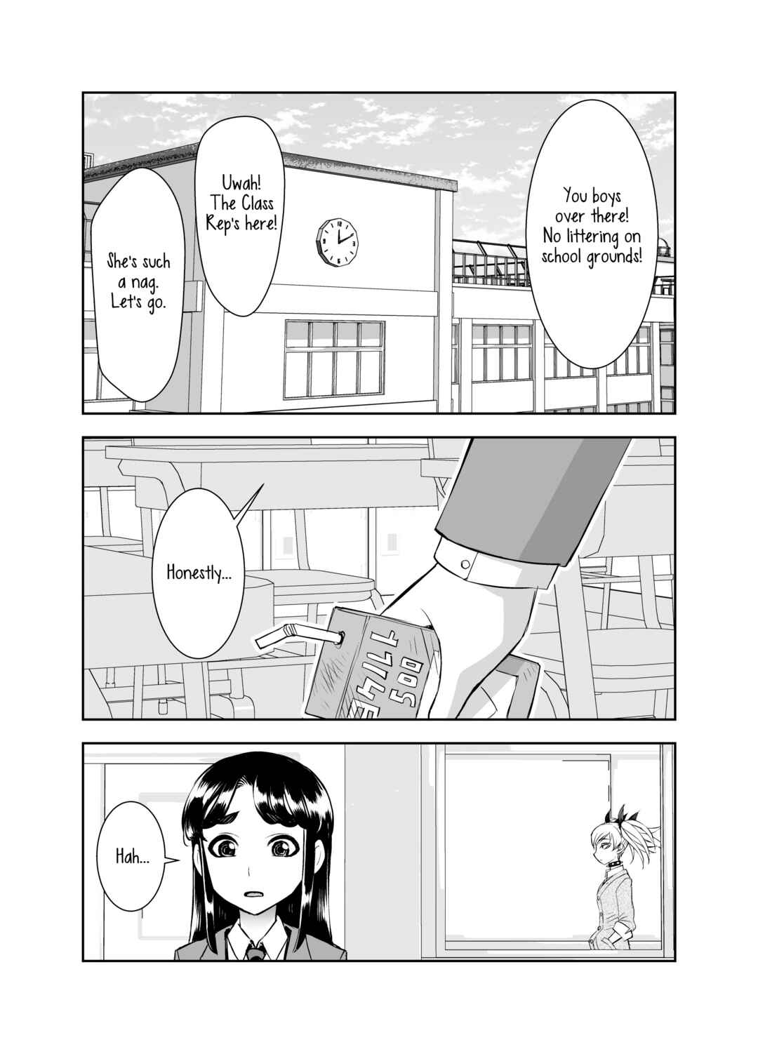 Page 1 Chapter 10.5 The Class Rep With Weak Ears and The Punk Gyaru-chan Who Attacks Ears