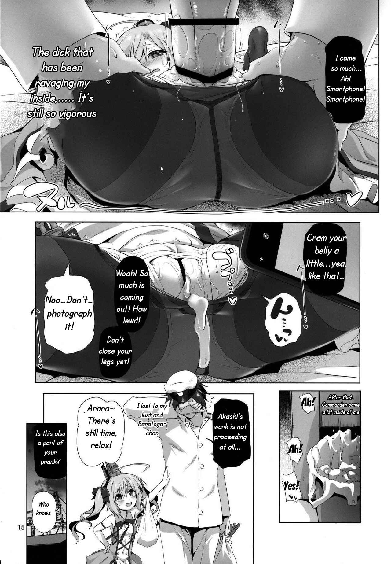 Page 15 Chapter Unknown_930e Azur Lane - Saratoga-chans Grand Prank Strategy!?
