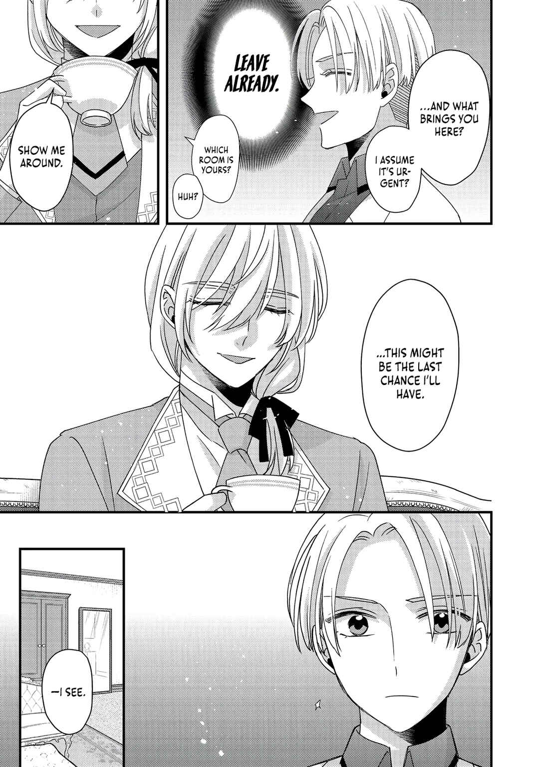 Page 4 Chapter 9 Mob Douzen no Akuyaku Reijou wa Dansou Shite Kouryaku Taishou no Za o Nerau