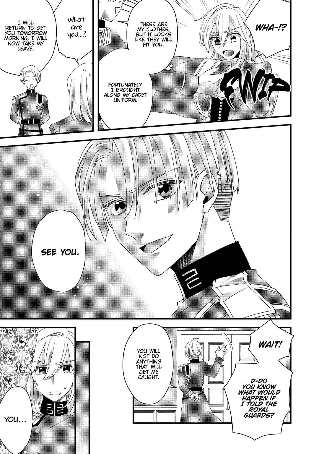 Page 24 Chapter 4 Mob Douzen no Akuyaku Reijou wa Dansou Shite Kouryaku Taishou no Za o Nerau