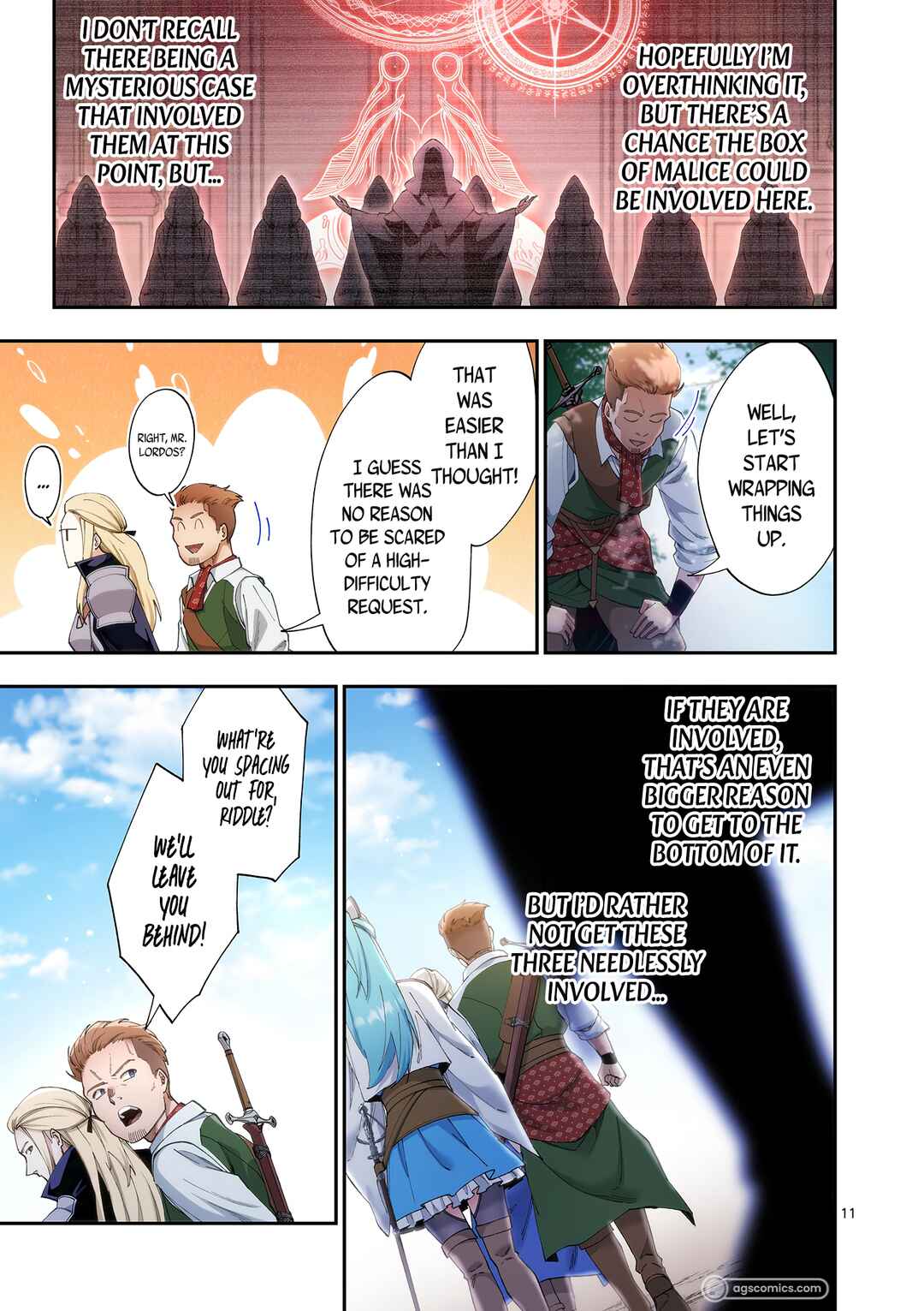 Page 12 Chapter 3 Daikenja Riddle no Jikan Gyakkou