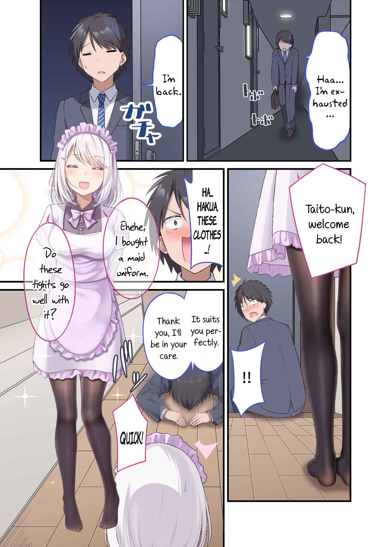 Page 1 Chapter 3 Tights de Iyashite Kureru Yome