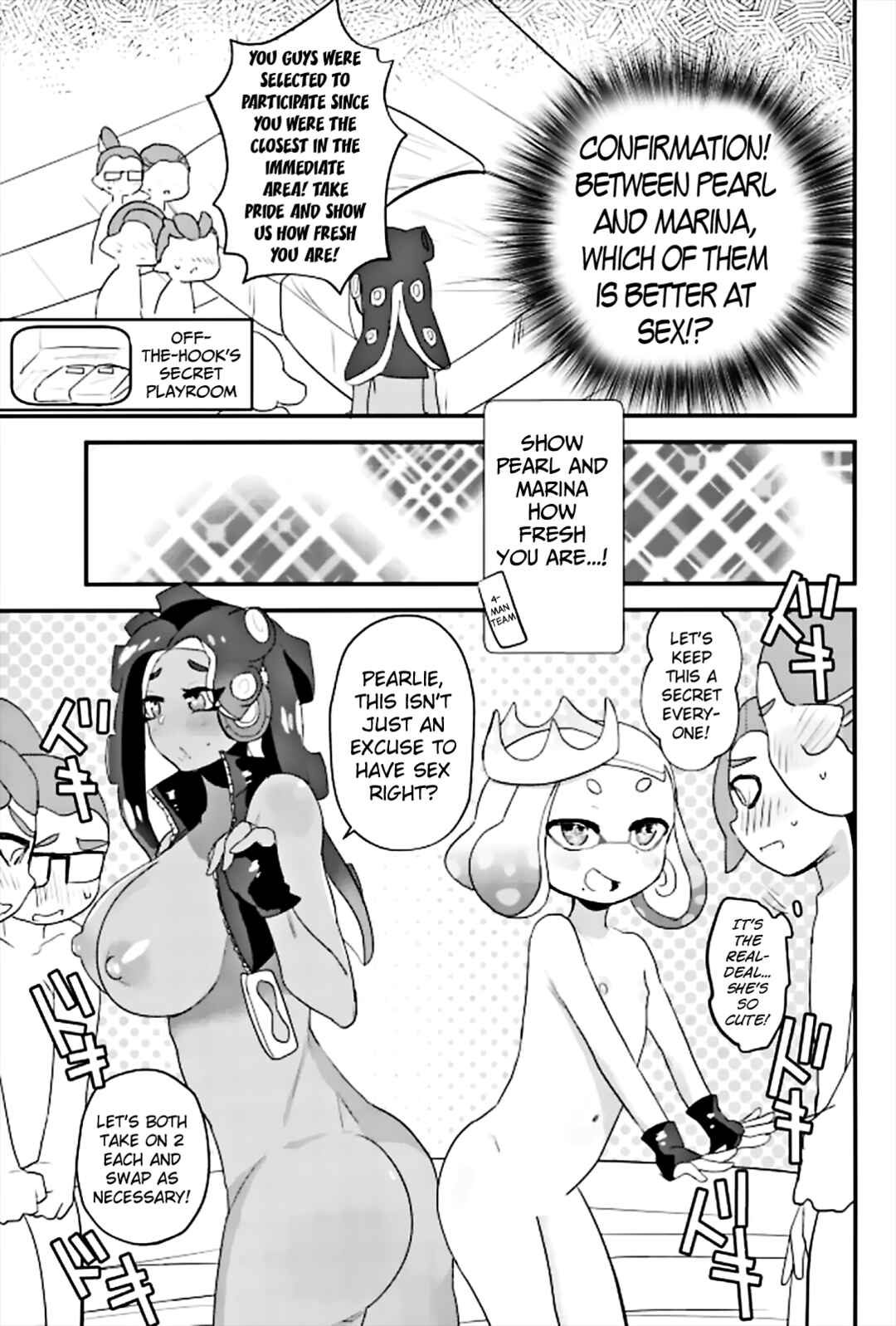 Page 4 Chapter Unknown_e665 Splatoon - Kenshou! Ecchi ga Jouzu nano wa Hime? Iida? (Doujinshi)