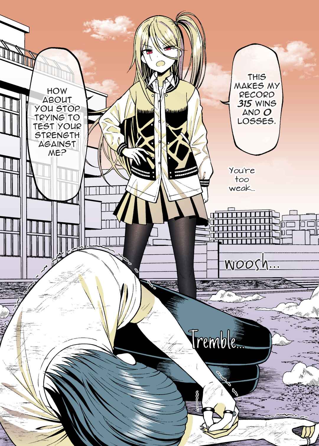 Page 1 Chapter 1 The Day The Undefeated Yankee Girl Finally Lost