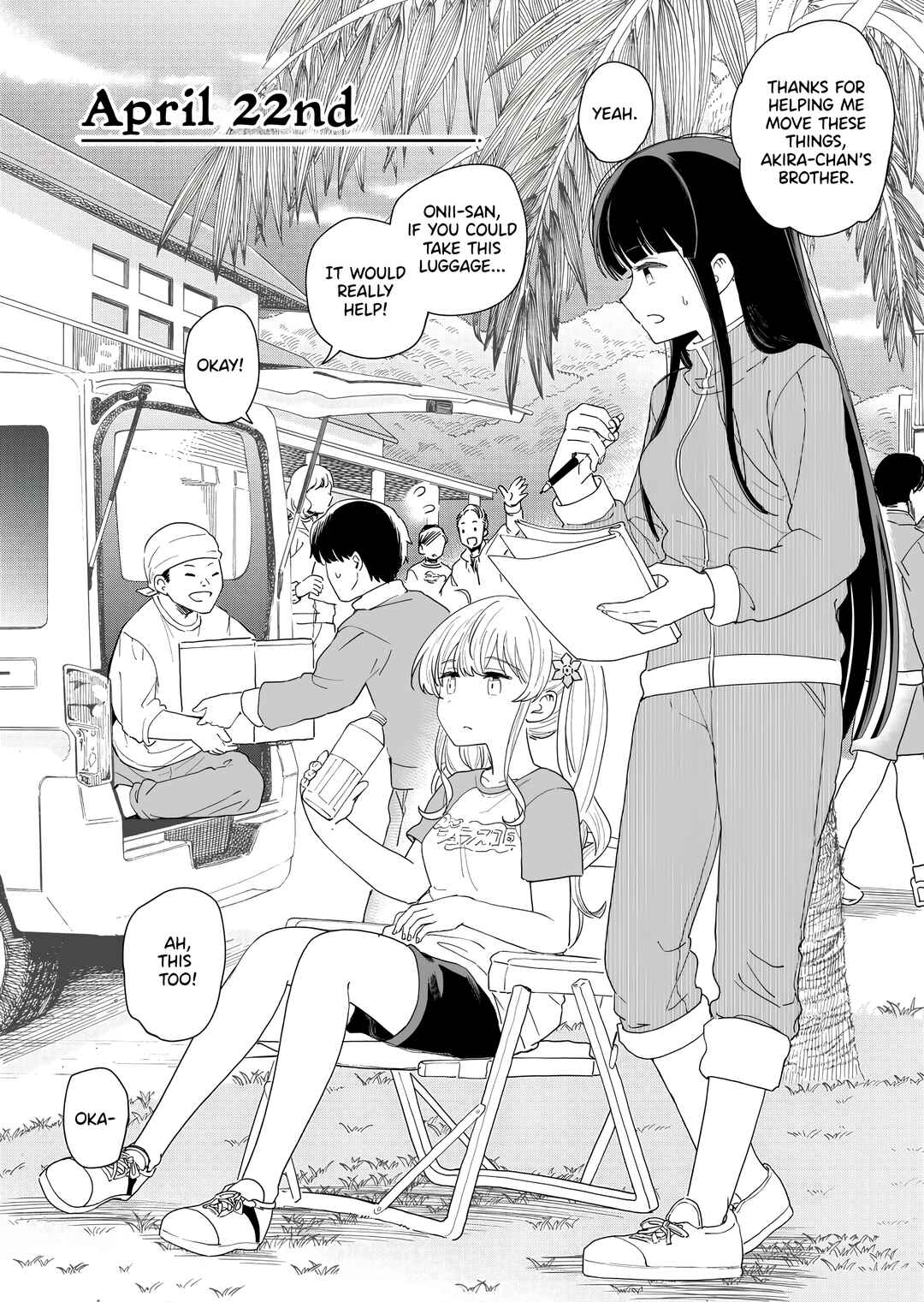 Page 1 Chapter 22 3-no Baisuu to San no Tsuku Hi dake Sasetekureru Gimai to Go no Baisuu no Hi dake Taga ga Hazureru Imouto no Tomodachi