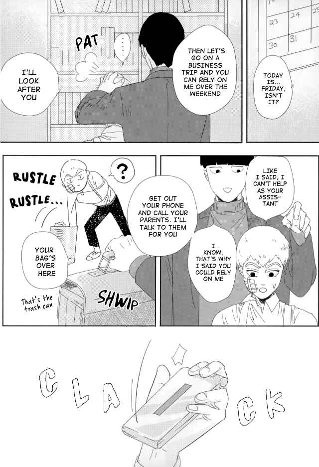 Page 15 Chapter Unknown_368e Mob Psycho 100 – Nihaku Mikka (Doujinshi)