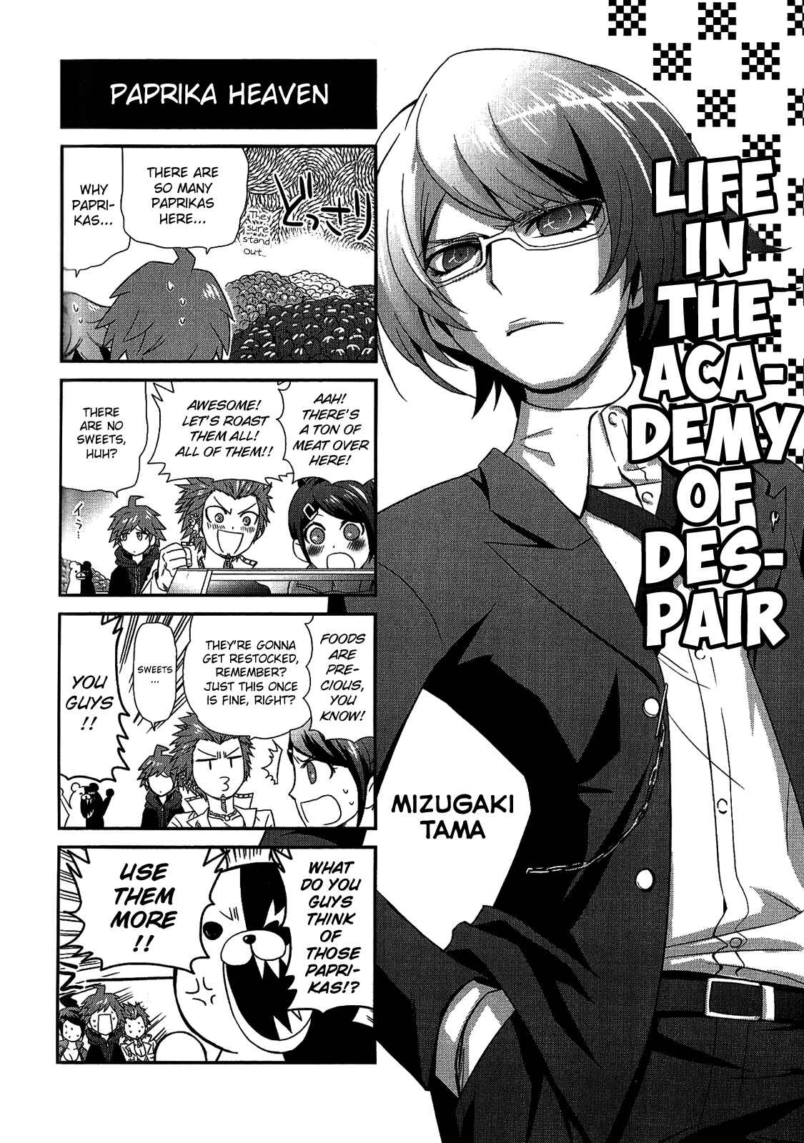 Page 1 Chapter 10 Danganronpa - The Academy of Hope and the High School Students of Despair 4-koma Kings