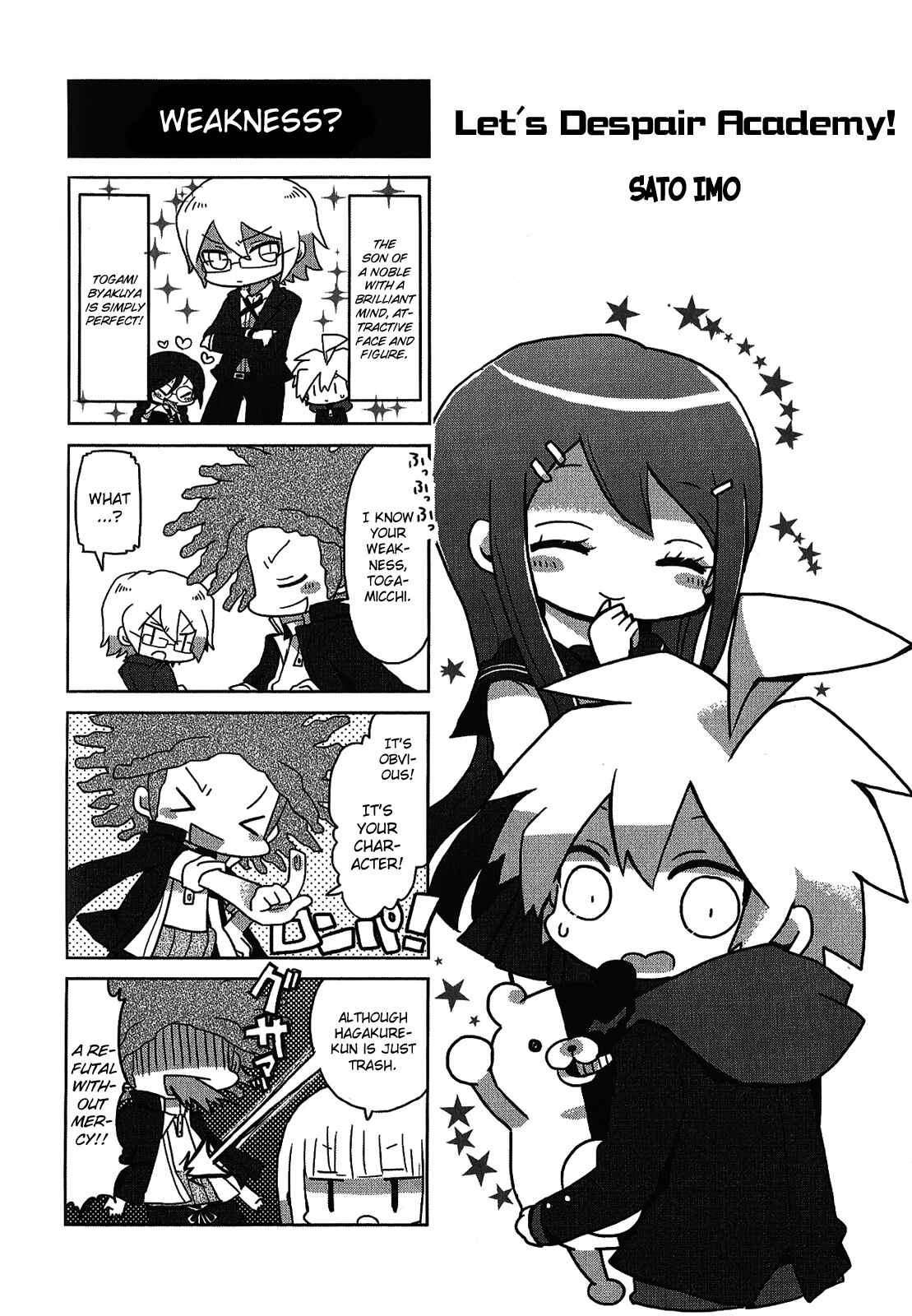 Page 1 Chapter 11 Danganronpa - The Academy of Hope and the High School Students of Despair 4-koma Kings