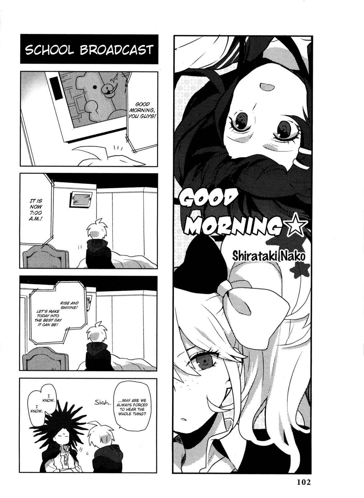 Page 1 Chapter 17 Danganronpa - The Academy of Hope and the High School Students of Despair 4-koma Kings
