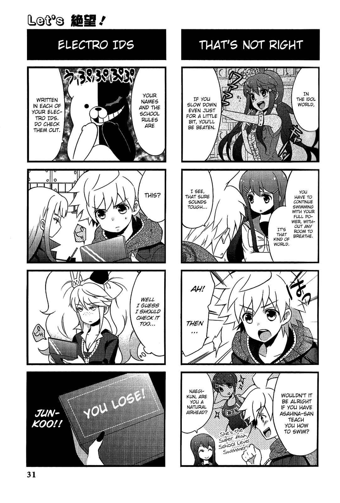 Page 2 Chapter 5 Danganronpa - The Academy of Hope and the High School Students of Despair 4-koma Kings