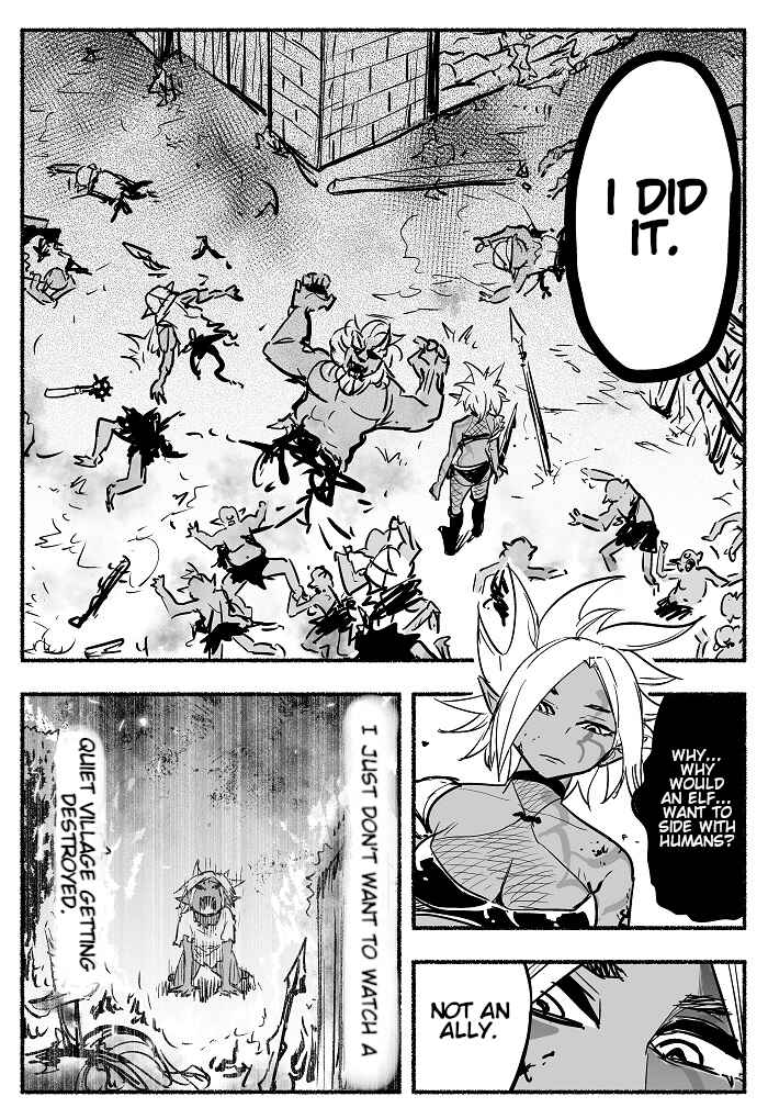 Page 3 Chapter 4 Jinsei o Kaketa Fukushuu o Oeta, Dark Elf-san wa Hima o Moteamashite Iru