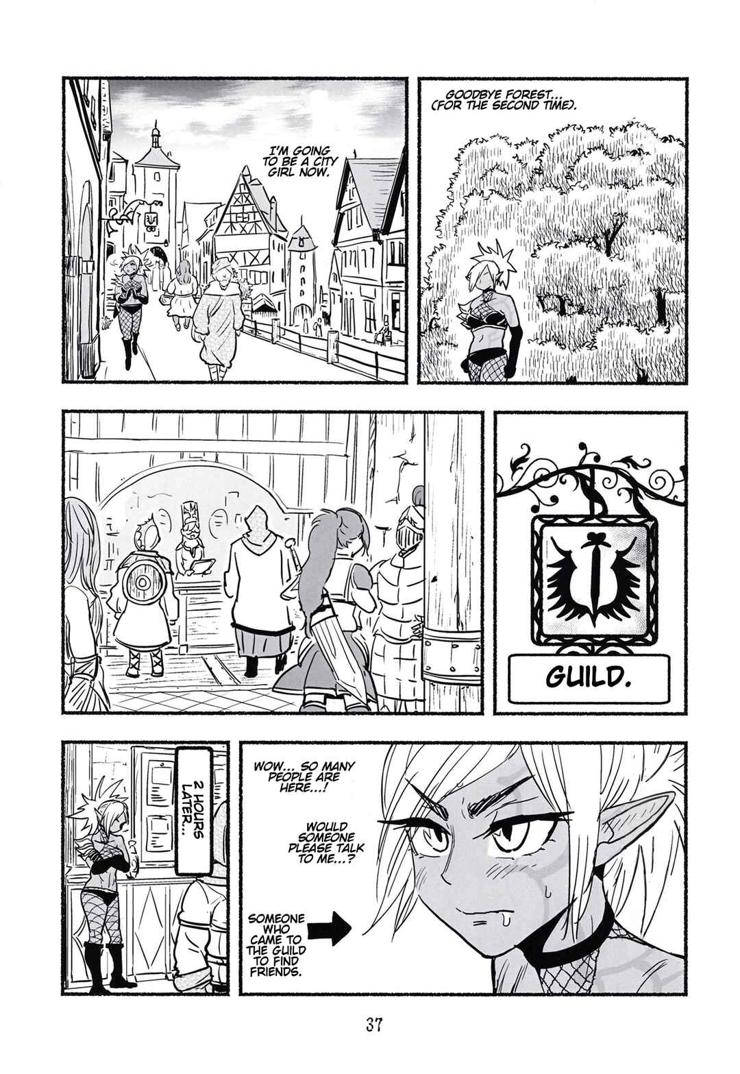 Page 3 Chapter 9 Jinsei o Kaketa Fukushuu o Oeta, Dark Elf-san wa Hima o Moteamashite Iru