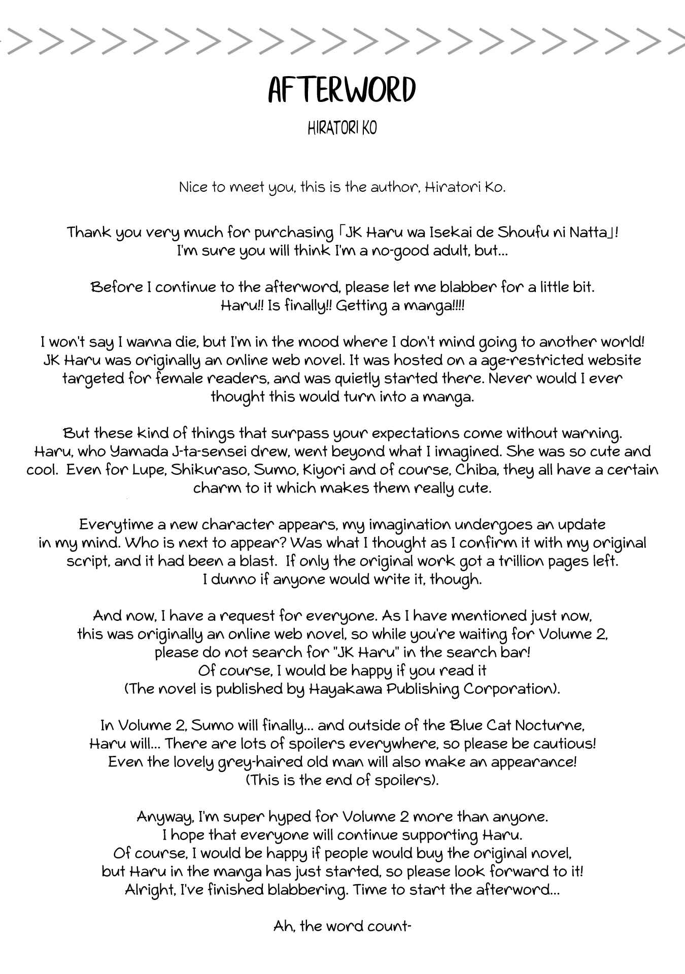 Page 41 Chapter 4 JK Haru is a Sex Worker in Another World