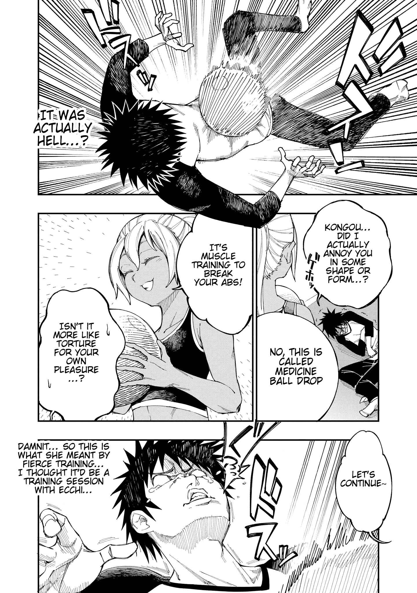 Page 10 Chapter 2 Kintore Joshi to Ecchi na Micchaku Training Shichaimashita