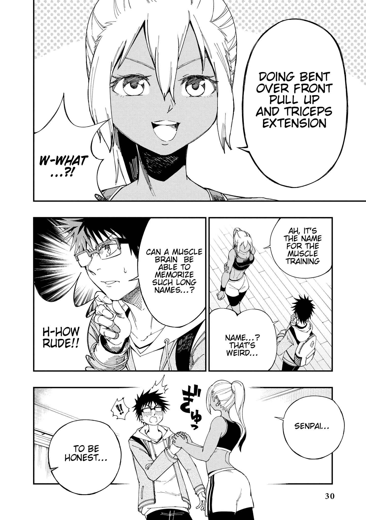 Page 8 Chapter 2 Kintore Joshi to Ecchi na Micchaku Training Shichaimashita