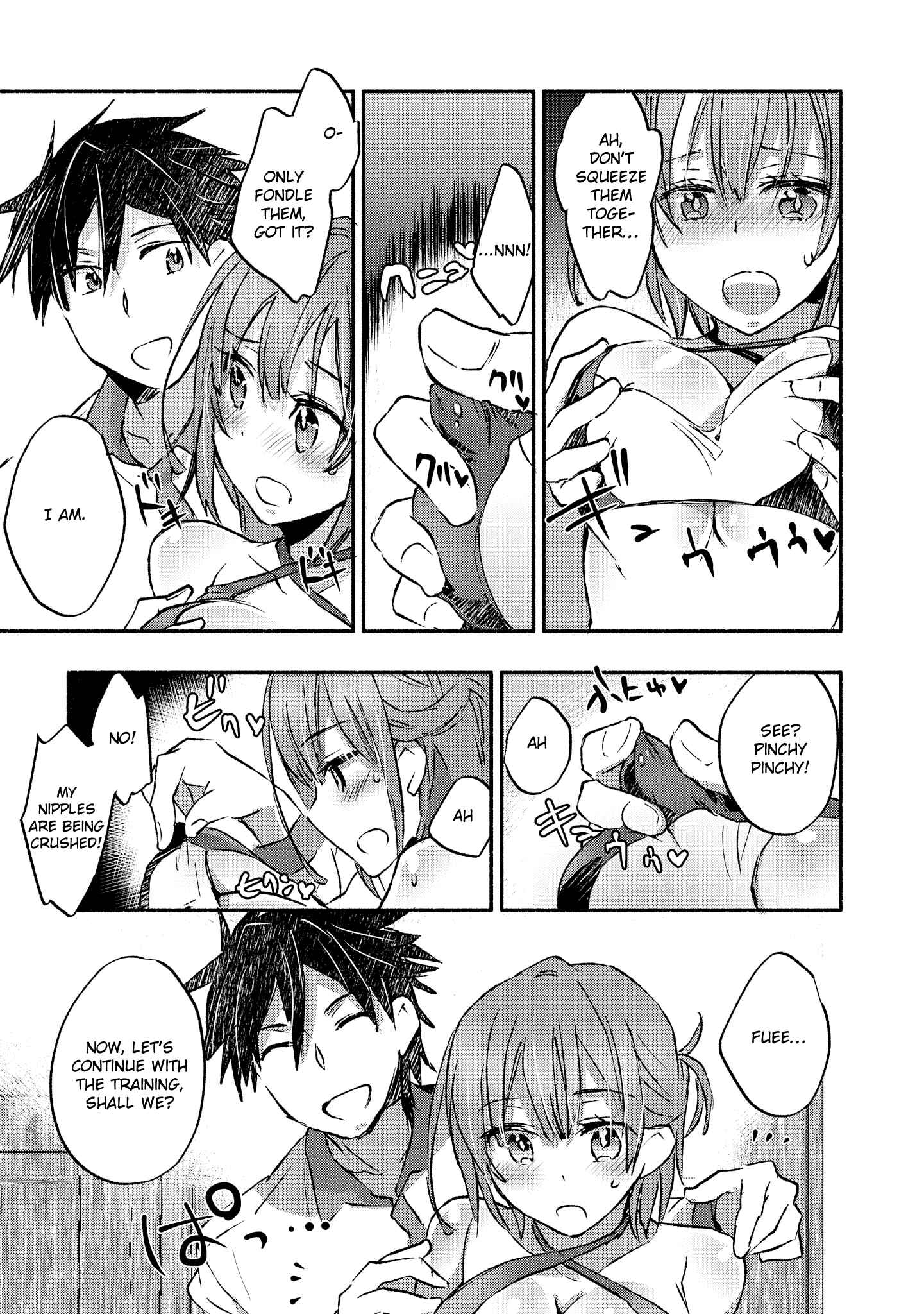 Page 12 Chapter 7 Kintore Joshi to Ecchi na Micchaku Training Shichaimashita