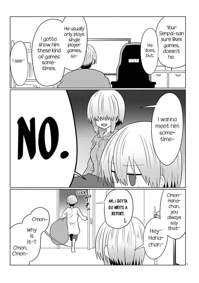 Page 3 Chapter 54 Uzaki-chan wa Asobitai!