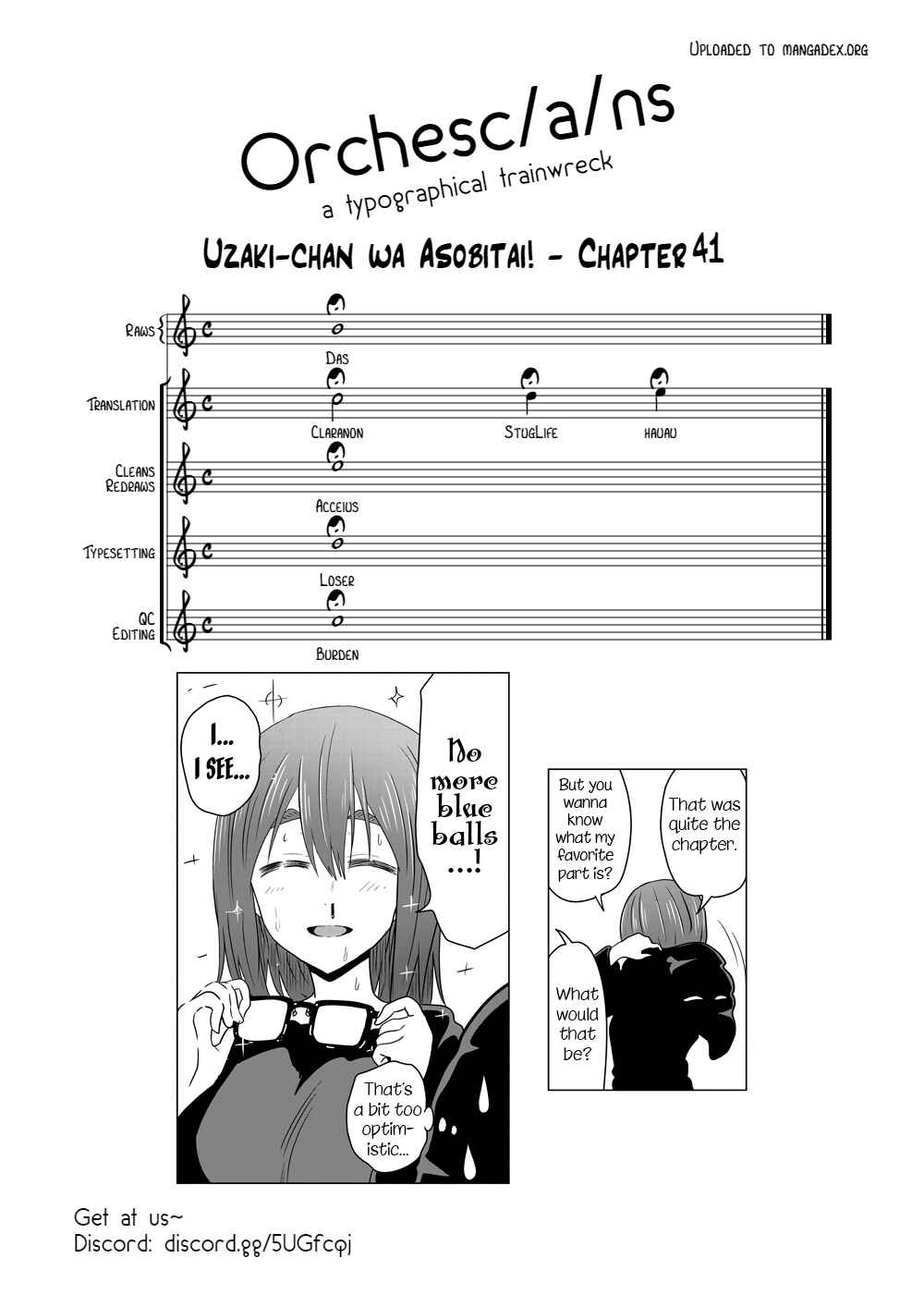 Page 17 Chapter 41 Uzaki-chan wa Asobitai!