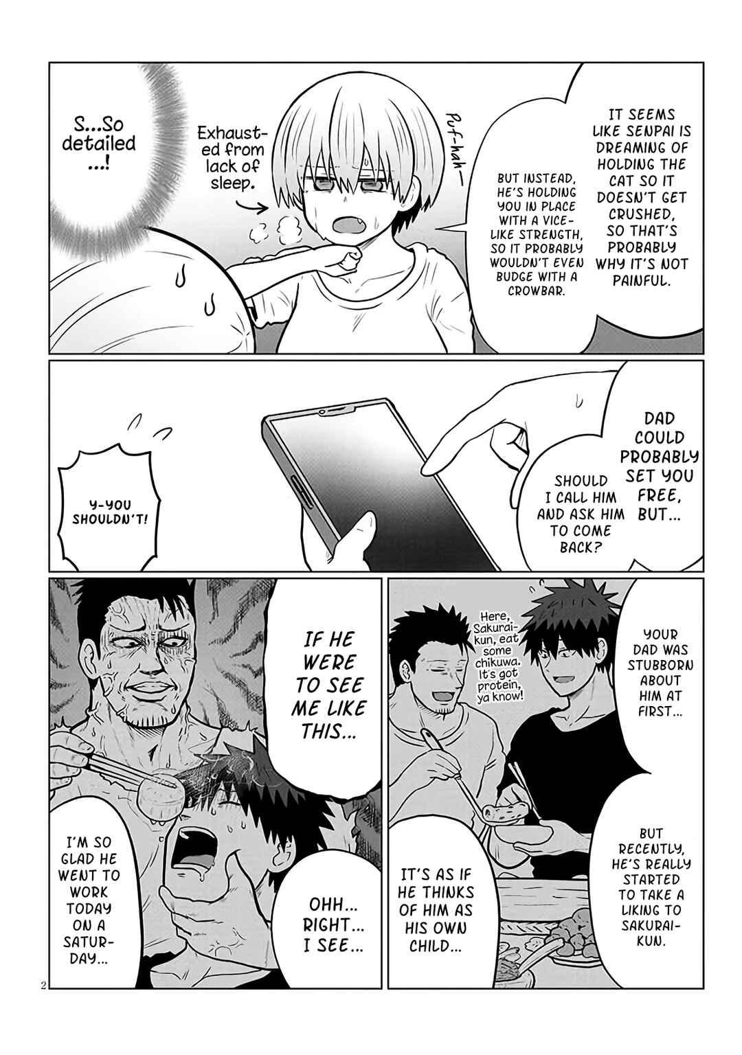Page 2 Chapter 127 Uzaki-chan wa Asobitai!