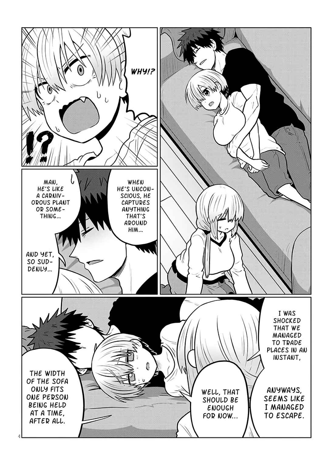 Page 4 Chapter 127 Uzaki-chan wa Asobitai!