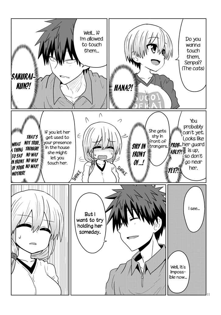 Page 11 Chapter 24 Uzaki-chan wa Asobitai!