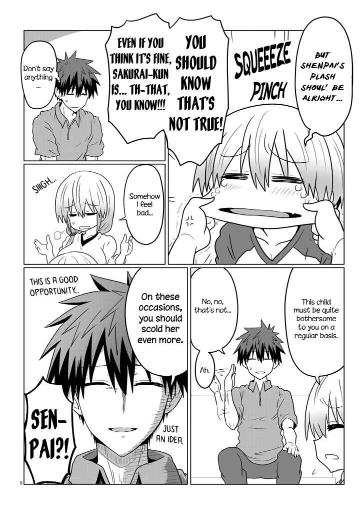 Page 8 Chapter 24 Uzaki-chan wa Asobitai!