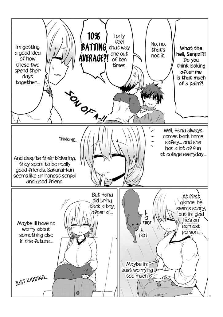 Page 9 Chapter 24 Uzaki-chan wa Asobitai!