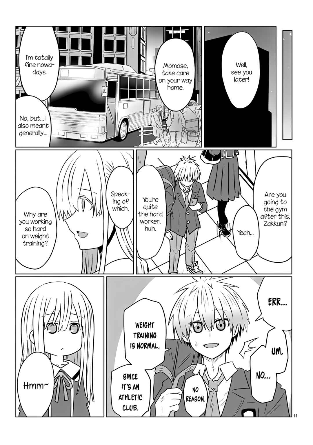 Page 11 Chapter 122 Uzaki-chan wa Asobitai!