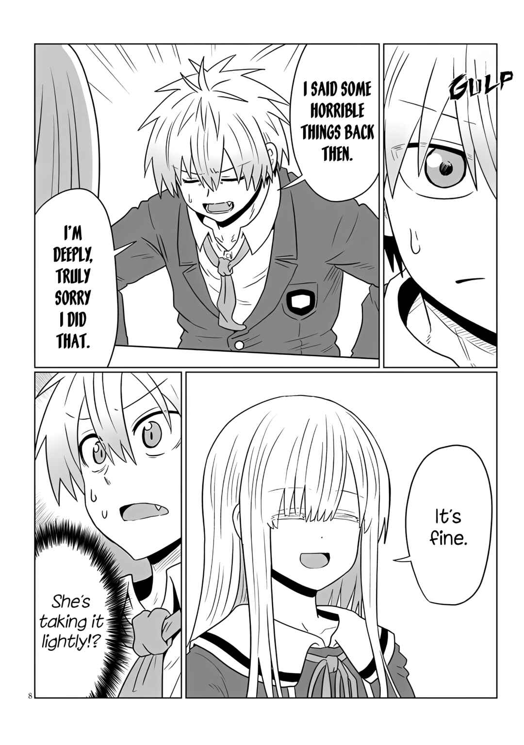 Page 8 Chapter 122 Uzaki-chan wa Asobitai!