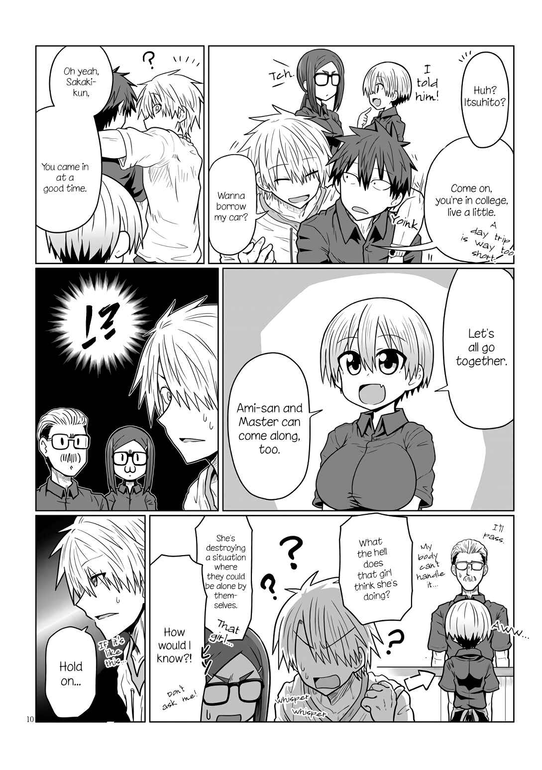Page 10 Chapter 18 Uzaki-chan wa Asobitai!