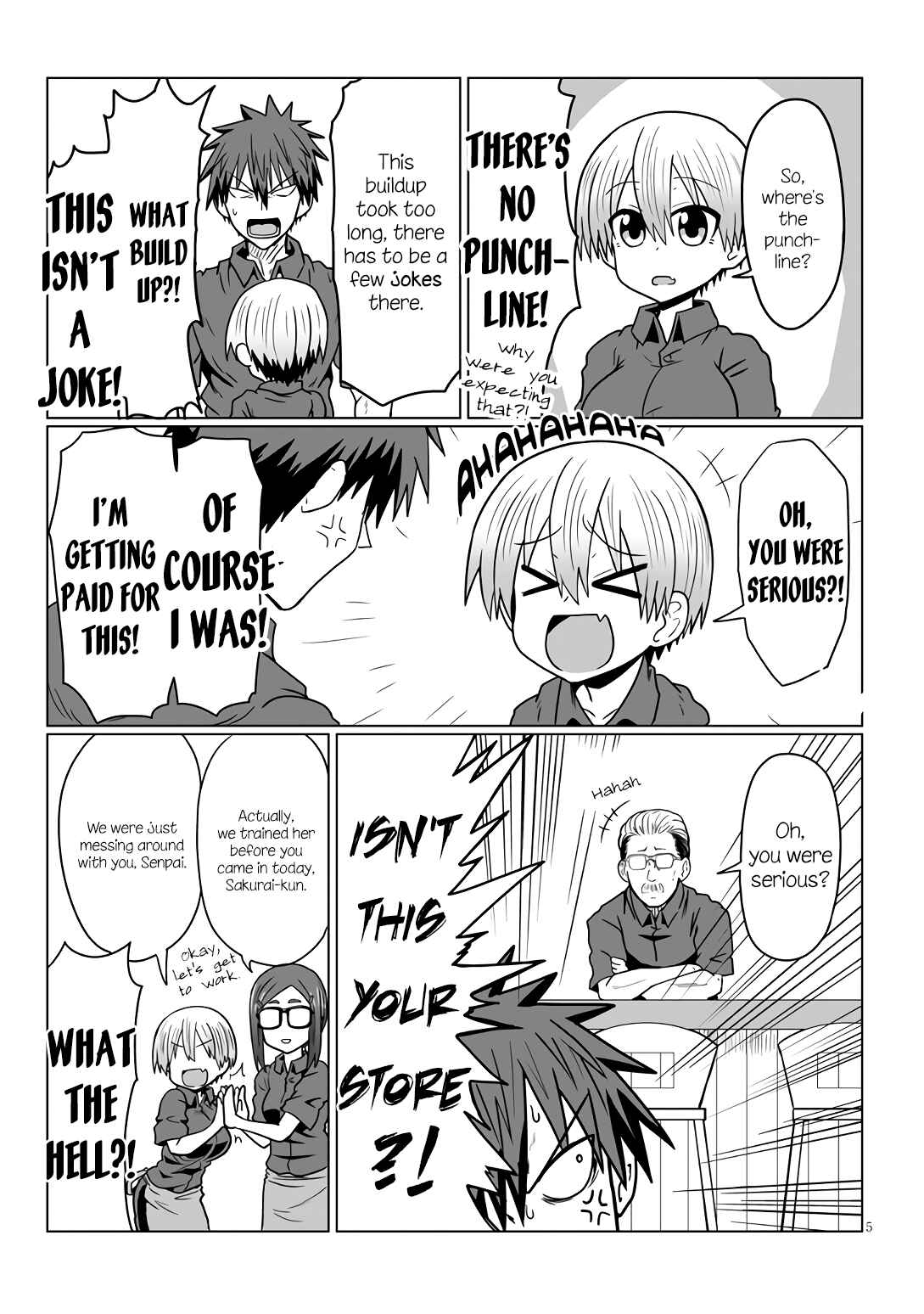 Page 5 Chapter 18 Uzaki-chan wa Asobitai!
