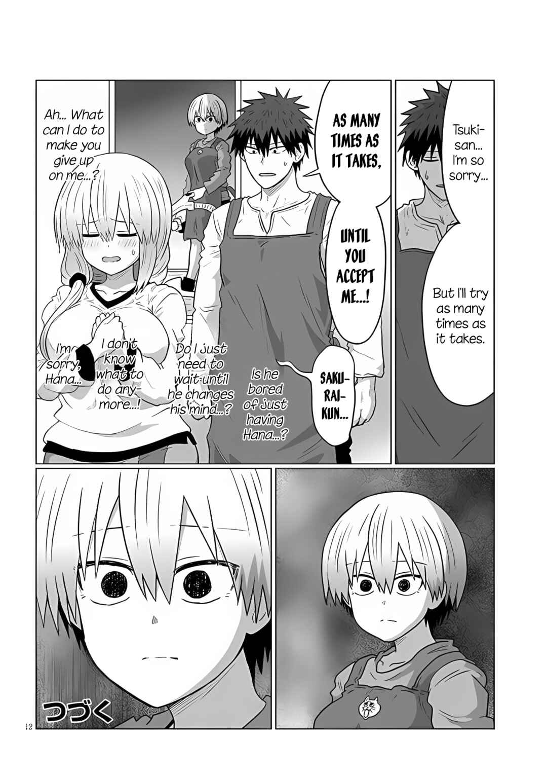 Page 12 Chapter 111 Uzaki-chan wa Asobitai!