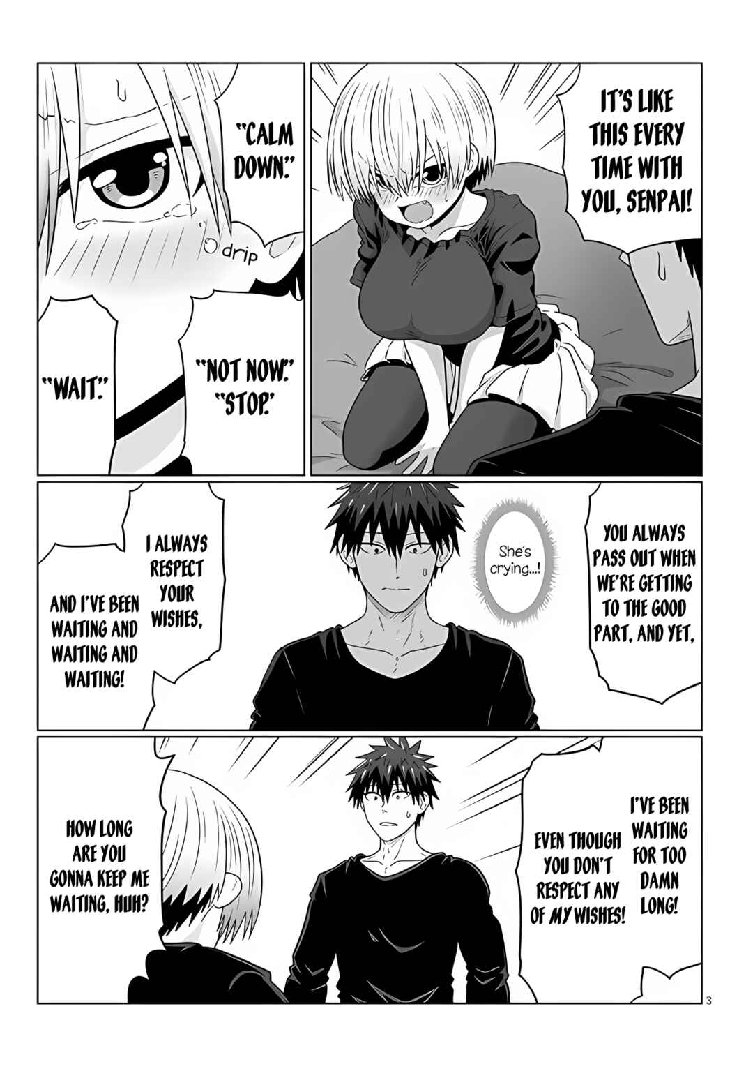 Page 3 Chapter 106.1 Uzaki-chan wa Asobitai!