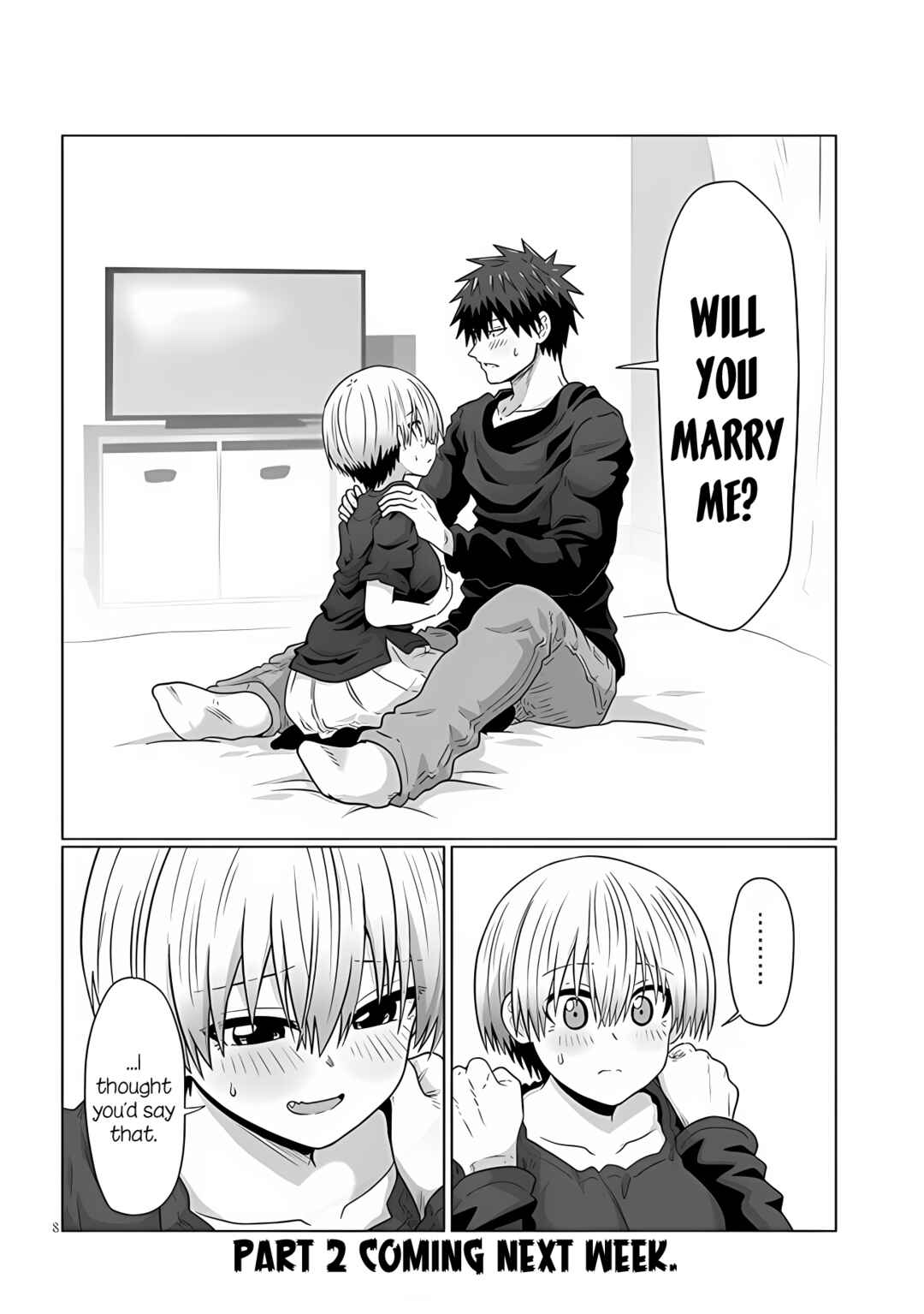 Page 8 Chapter 106.1 Uzaki-chan wa Asobitai!