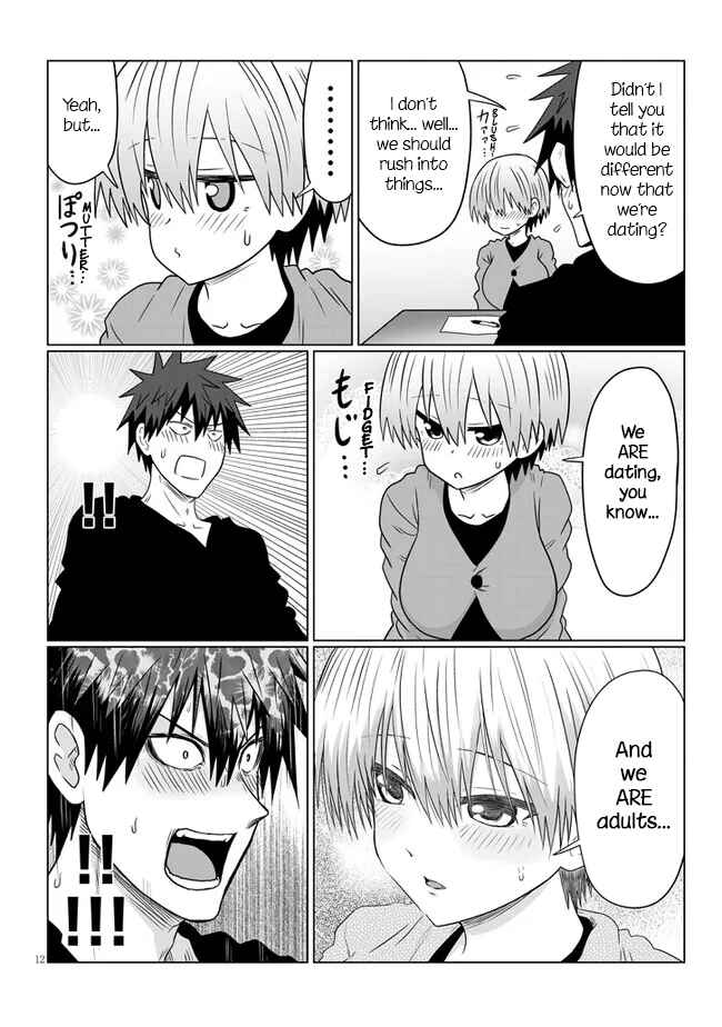 Page 12 Chapter 75 Uzaki-chan wa Asobitai!