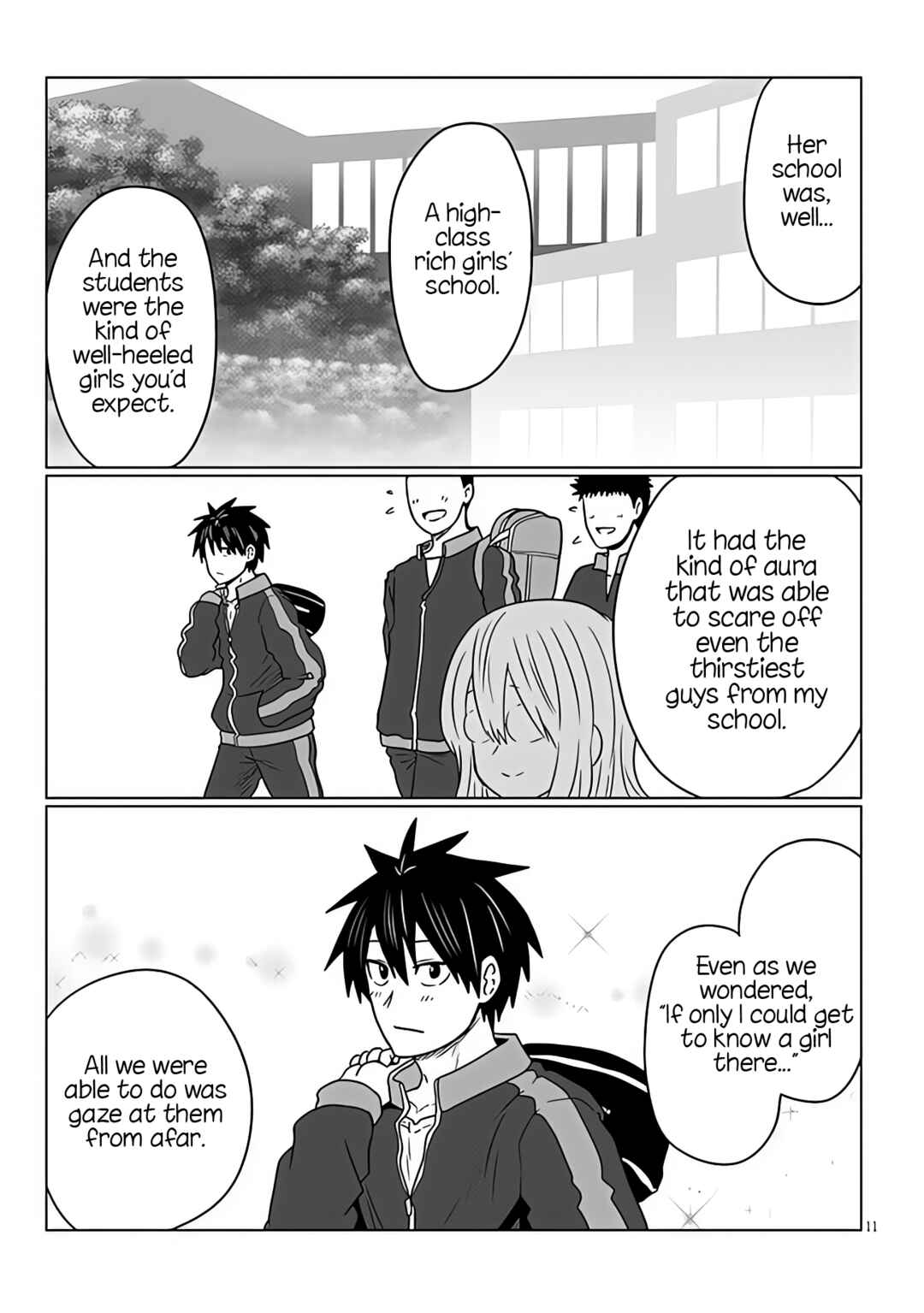 Page 11 Chapter 97 Uzaki-chan wa Asobitai!
