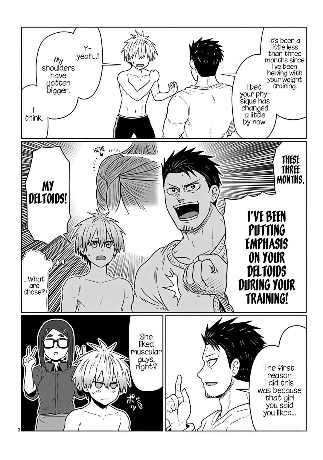 Page 2 Chapter 97 Uzaki-chan wa Asobitai!