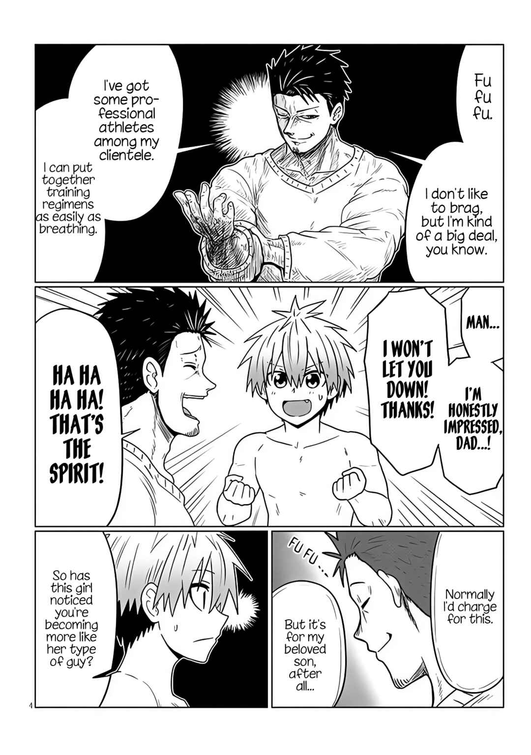 Page 4 Chapter 97 Uzaki-chan wa Asobitai!