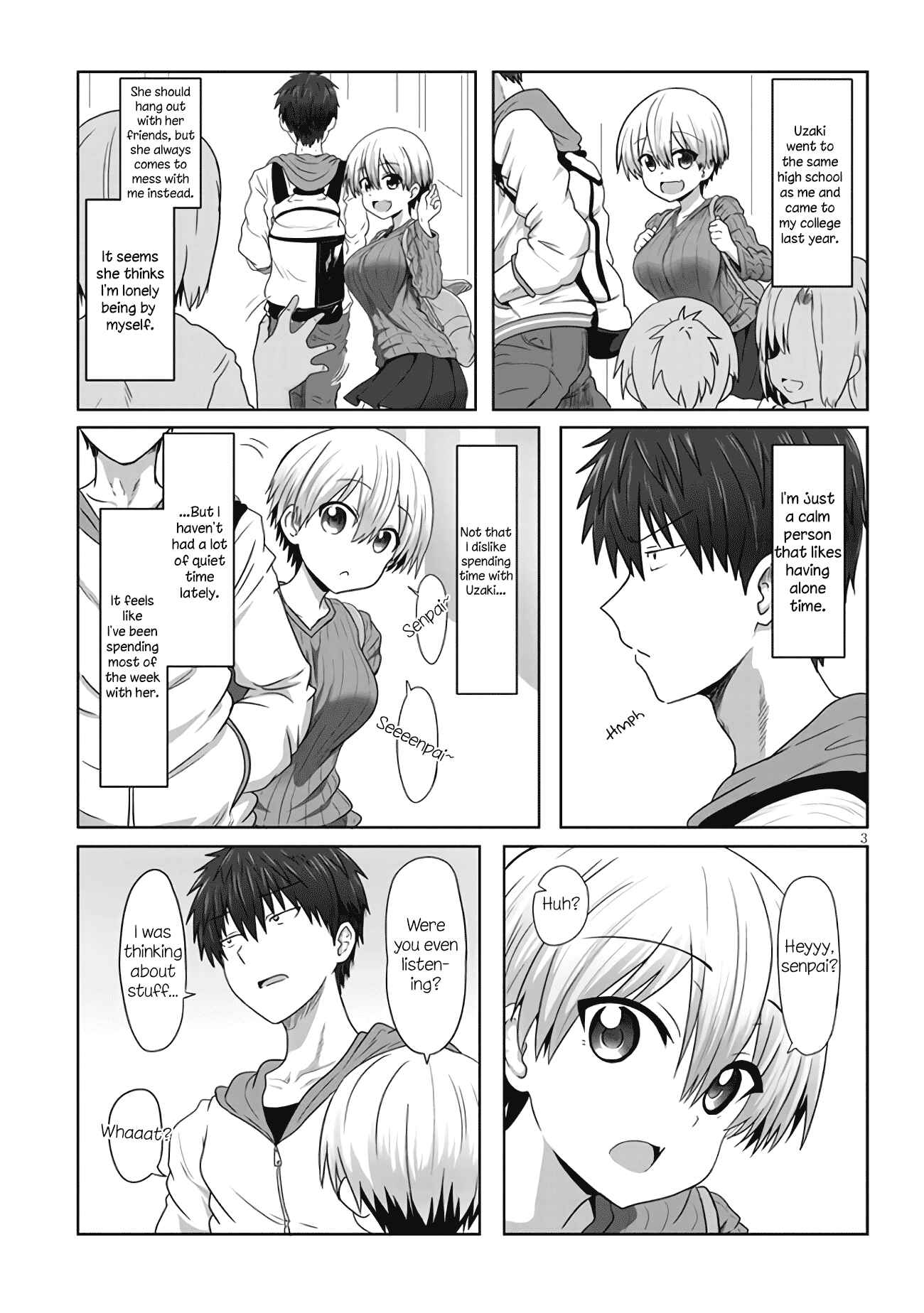 Page 4 Chapter 1.1 Uzaki-chan wa Asobitai!