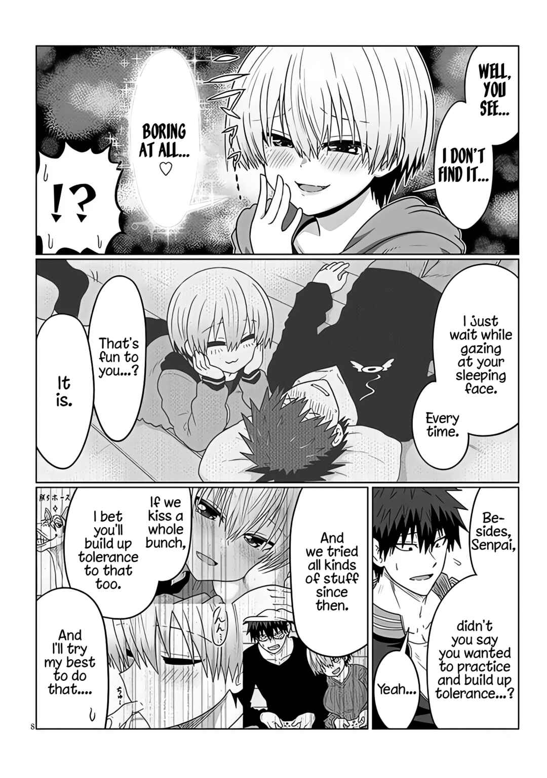 Page 8 Chapter 94 Uzaki-chan wa Asobitai!