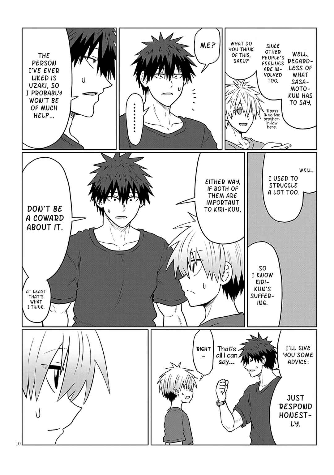 Page 10 Chapter 123 Uzaki-chan wa Asobitai!