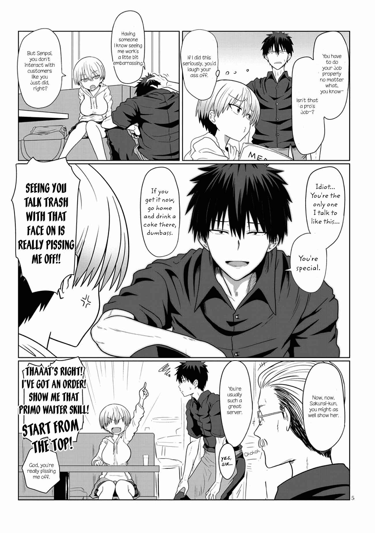 Page 5 Chapter 4 Uzaki-chan wa Asobitai!