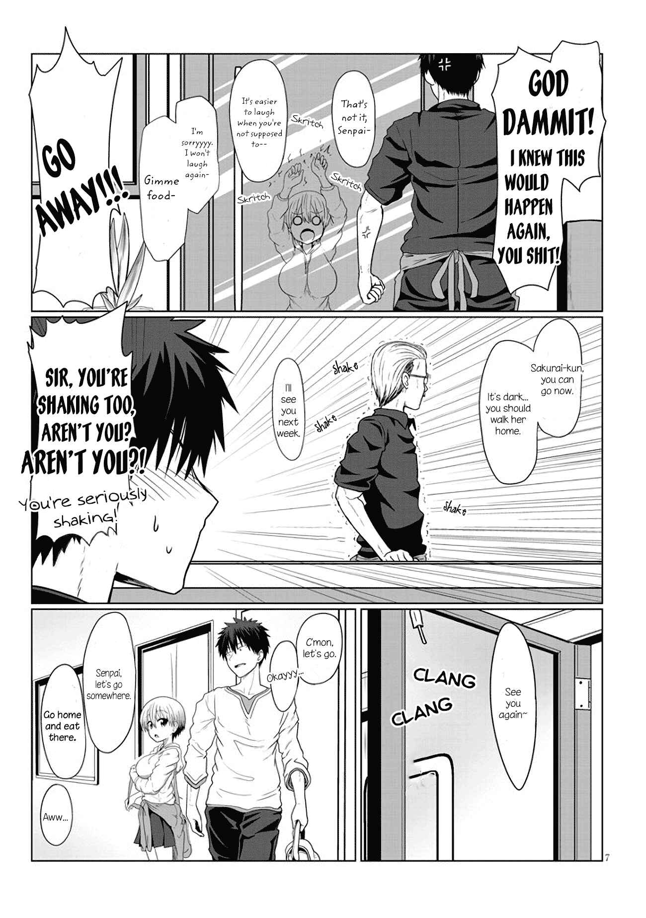 Page 7 Chapter 4 Uzaki-chan wa Asobitai!