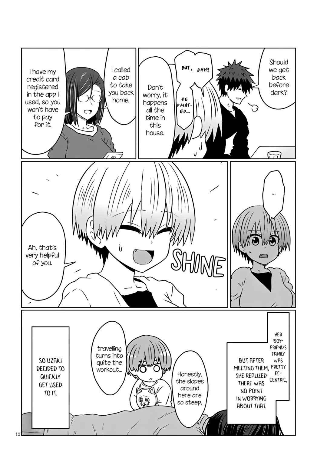 Page 12 Chapter 119 Uzaki-chan wa Asobitai!