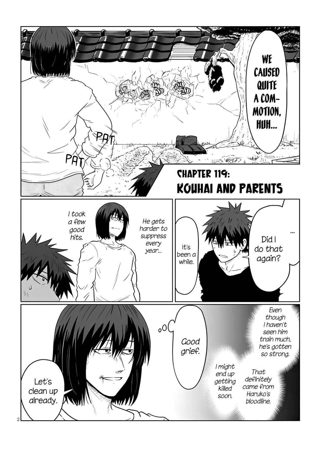 Page 2 Chapter 119 Uzaki-chan wa Asobitai!