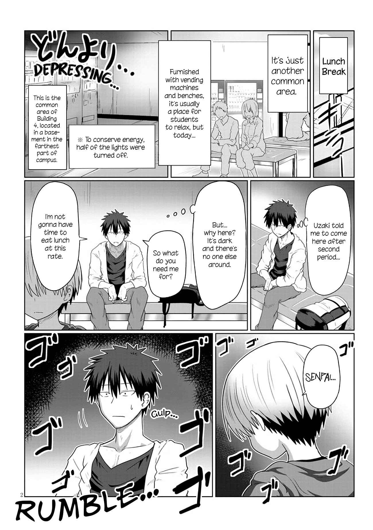 Page 2 Chapter 10 Uzaki-chan wa Asobitai!