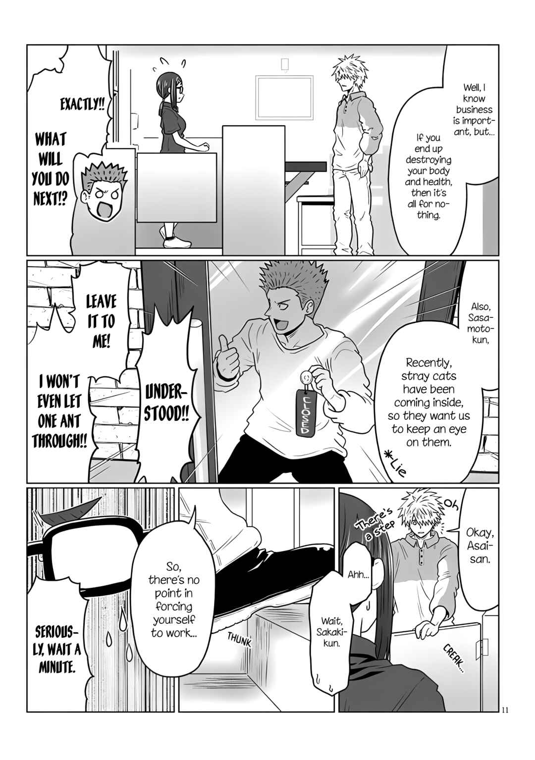 Page 11 Chapter 115 Uzaki-chan wa Asobitai!