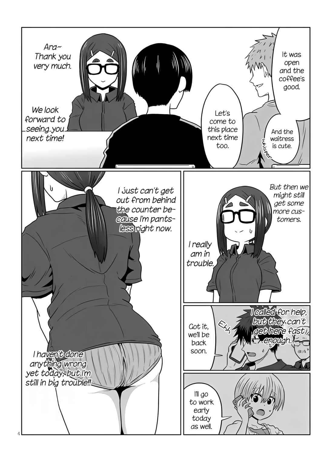 Page 4 Chapter 115 Uzaki-chan wa Asobitai!