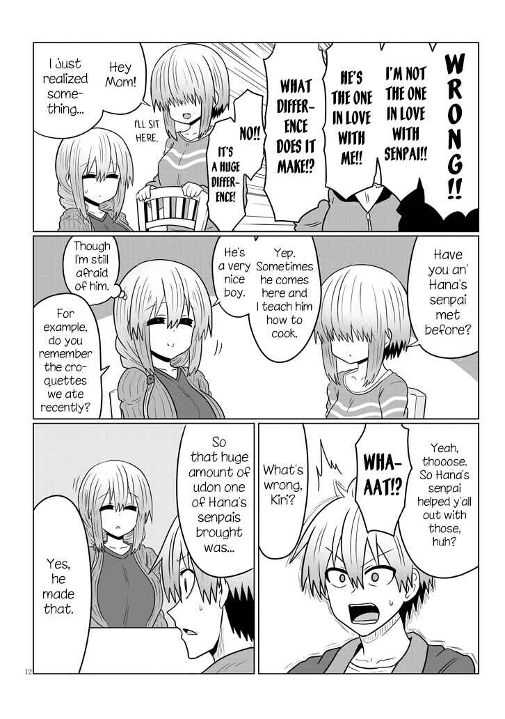 Page 12 Chapter 48 Uzaki-chan wa Asobitai!